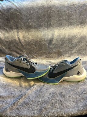 Nike Zoom Freak 2 Giannis Particle Grey Size 10.5 Euc